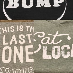 Not so mystery box of 3 Medium Maternity Tops